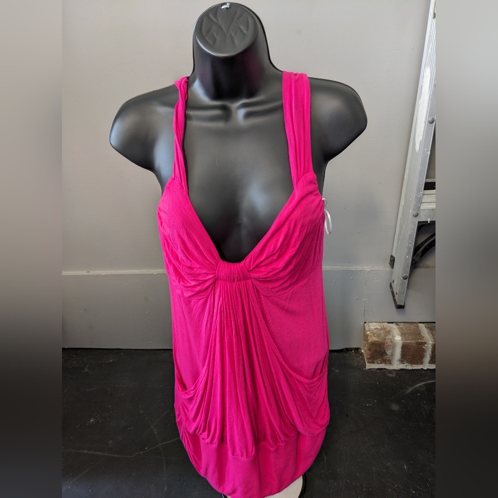 Large Women's Pink Body Central Shirt